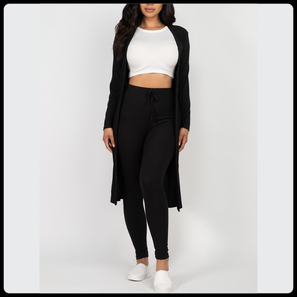 NEW with tags Cardigan and leggings set